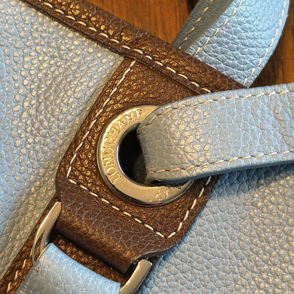 VTG Longchamp Leather Handbag - Picture 3 of 12